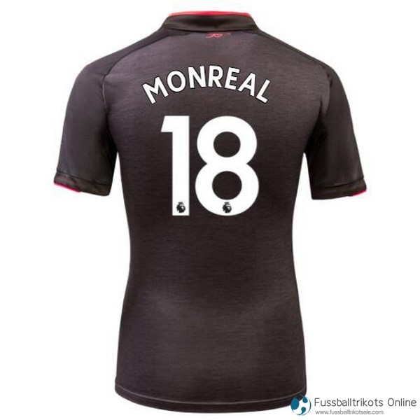 Arsenal Trikot Ausweich Monreal 2017-18 Fussballtrikots Günstig